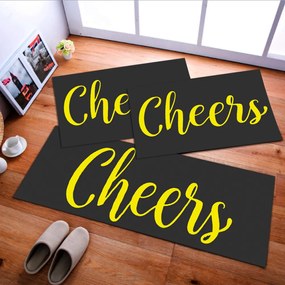 Jogo de Tapete de Cozinha, Cheers - 3 Pças