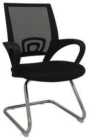 Cadeira Fixa Office Santiago Preto - D'Rossi