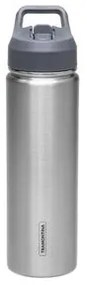 Garrafa Térmica Tramontina 650 ml Inox com Canudo