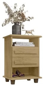 Mesa De Cabeceira 2 Gavetas Turim Cinamomo – RV Móveis