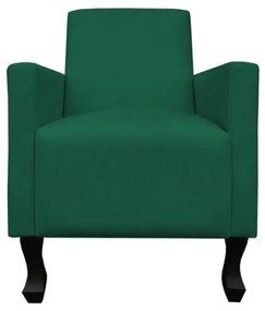 Poltrona Amamentação Sofia Suede Verde Bandeira