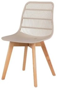 Cadeira Angelita Nude Pes Madeira  - 50051 Sun House