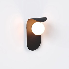 Arandela Wave 14X14X28Cm Aluminio E Globo Ø10Cm Rosca 01Xg9 - Qimporta... (CHAMPANHE)