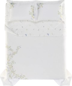 Colcha c/ Porta Travesseiro Trussardi Bambu 300 Fios Aurabella  Queen