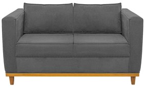 Sofá 2 Lugares Europa Corano Cinza ADJ Decor
