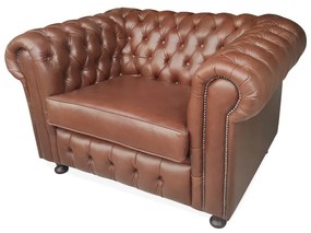 Poltrona Chesterfield com Tachas Design Clássico de Luxo