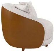 Kit 2 Poltronas Decorativa para Sala Pés Madeira Kaly M22 Sintético Ca