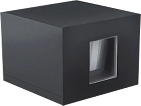 Arandela Led Aluminio 6W 3000K Ip65 Line - PRETO