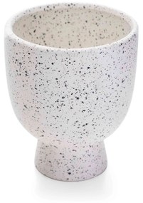 Cachepot Decorativo em Cerâmica Branco 14x11 cm - D'Rossi