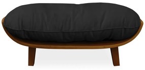 Cama Pet Costela para Cães e Gatos Almofadada Suede Preto
