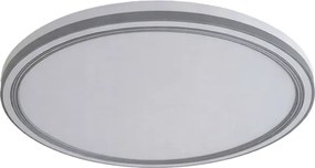 Plafon Led De Sobrepor Cinza 45w Multitemperatura Genova