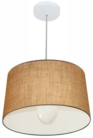 Pendente Cone Palha MJ-4241 Para Mesa de Jantar e Estar