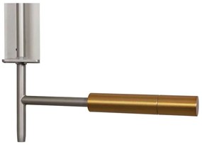 Arandela Viga 18X70X100Cm 01Xg9 Globo Ø12Cm - Usina 50035/1 (FN-F - Fendi Fosco, Branco (Fosco))