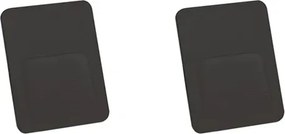 Kit 2 Balizadores Led Sobrepor 2w 3000k Luz Amarela Ip65