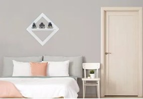 Estante Aérea Diamante Branco Woodyou