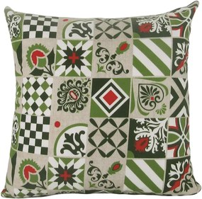 3 Capas Almofadas Maranhão Verde 43x43cm
