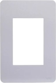 Placa Para 3 Modulos 4X2 Gamma Silver Orion