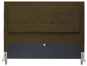 Cabeceira Cama Box Casal 140cm Paris Suede Marrom - Sheep Estofados - Marrom