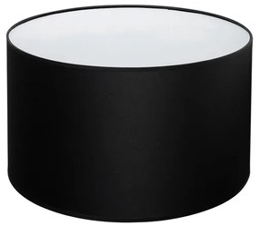 Cupula Para Abajur Tecido Poliestireno Preto 49Cm