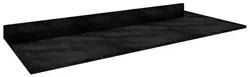 Tampo para Balcão 120cm cor Mármore Preto - Poquema