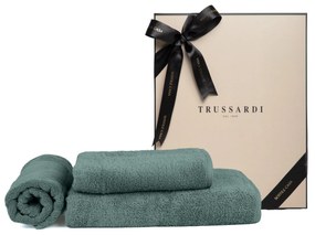 Jogo de Banho 3 Peças Trussardi 100% Algodão Fontani c/ Caixa de Presente - Boschi  Boschi