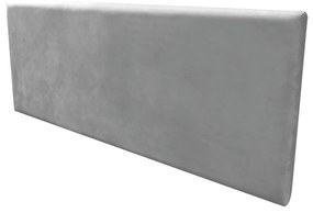 Cabeceira Painel Clean para Cama Box Solteiro 90 cm Suede M11 - D'Rossi - Grafite