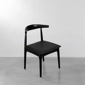 Cadeira Elbow Preto e Preto - Cadeira Elbow - Preto e Preto