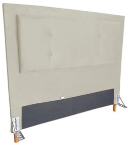 Cabeceira Cama Box Queen 160cm Caribe Suede Bege - Sheep Estofados - Bege
