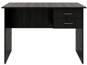 Mesa Escrivaninha Escritório Home Office 2 Gavetas Preto