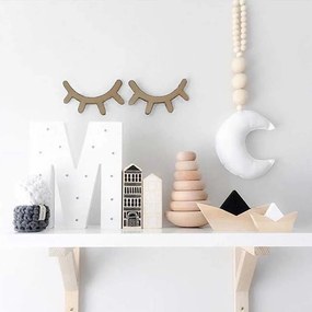 par de Cilios Decorativos Mdf Cru 3mm 25x13  - D'Rossi