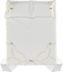 Colcha c/ Porta Travesseiro Trussardi Cetim 300 Fios Cosenza  King