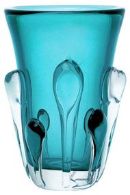 Vaso Murano Fluire P - Aquamarine  Aquamarine