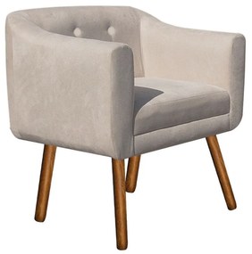 KIT 01 NAMORADEIRA E 02 POLTRONAS JULIA  - Bege