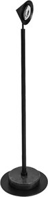 Luminária De Mesa Led Dimerizável Metal Preto 5w 3000k Facho