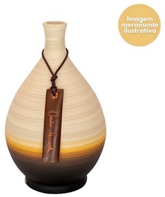 Vaso decorativo de Cerâmica Carolina Haveroth - Praia Fosco