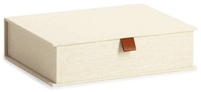 Caixa em MDF com Revestimento - Marrom