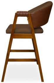 Banqueta Suellen Compose Couríssimo Whisky / Marrom