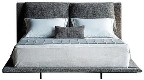 Cama King Size Serena Trama Fusion Pés Metal Preto - 77610 Sun House
