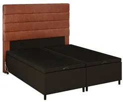 Cabeceira com Base Box Baú Casal Queen 158x198cm Hit ID5 Couríssimo Ca