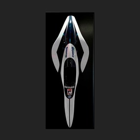 Quadro 3D Decorativo 120x50 Carro F1 Brabham NP G53 - Gran Belo
