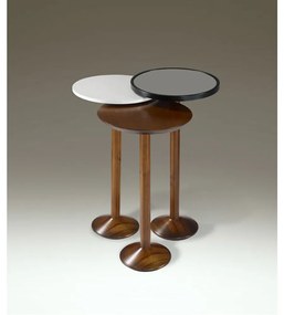 Conjunto de Mesa Ellen Redonda Madeira Maciça