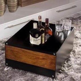 Lareira Ecológica Mini Bar Mesinha Centro Mesa Premium Luxo