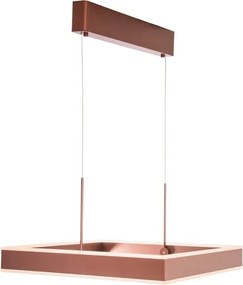 Pendente Led Aluminio Acrilico 30W 3200K Yamamura - CAFÉ