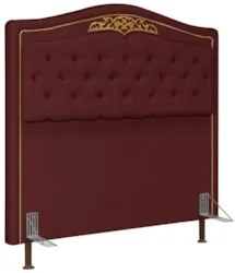 Cabeceira Cama Box Casal Queen 160cm com Tachas Imperial Veludo J02 Bo