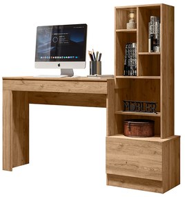 Mesa Escrivaninha com Livreiro 1 Gaveta Nina Téca Supremo - Mobler