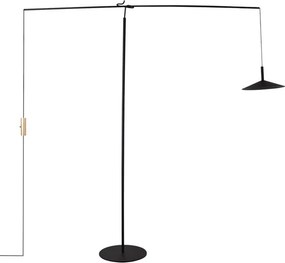 Luminaria De Piso Led Metal Preto 7W 3000K Equilibrio