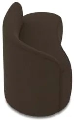 Sofá 3 Lugares Para Sala 180cm Orgânico Wendi Suede Marrom I01  - Mpoz
