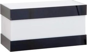 Arandela Aluminio Acrilico Preto Bilbao