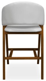 kit 2 Banquetas Decorativa Suellen Couríssimo Branco