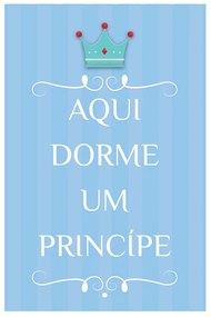 Quadro Placa Decorativa Infantil Príncipe C03 - D'Rossi